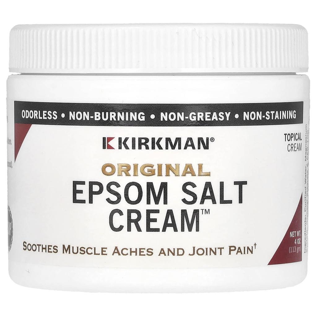 Kirkman Labs Original Epsom Salt Cream, 4 Oz (113 G)