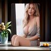 Элегантная Женщина Металлическое Настенное Искусство Алюминиевый Знак Декор Дома 8x12 20x30