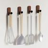 No-drill Wood Wall Hooks Self Adhesive Key Holder Multi-Purpose Mounted Hooks  Home Storage Use