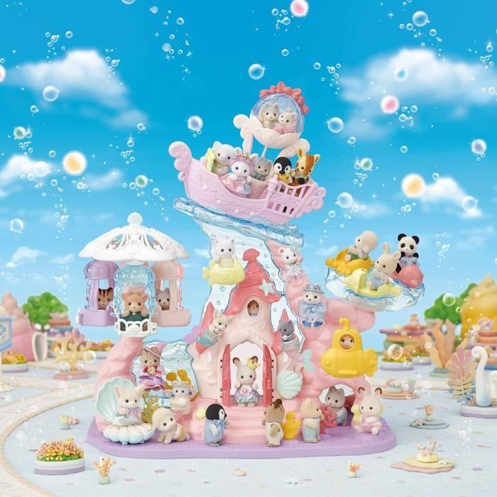 Sylvanian Families - Le Château Des Sirènes - 3 Figurines Et 30 Accessoires - Jouet Enfant 3 Ans Et + - 5715