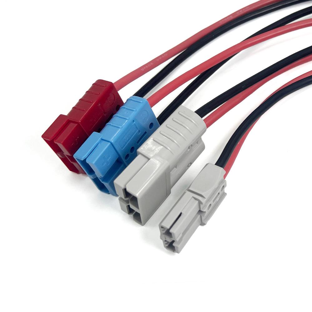Industrial Charging Cable for Electric Forklift Battery: 50A/175A/350A, 600V Photovoltaic Energy Storage Connector.