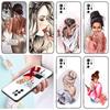 Чехол для телефона Girl Princess Love для Xiaomi Redmi Note 7 8 9 10 Lite 11 11E 11T 12 Pro 11S 4G 10T 5G 8T 9S 10S, мягкий черный чехол из ТПУ