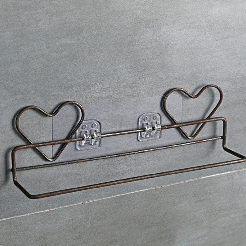 Настенные многофункциональные крючки Прозрачный самоклеящийся крючок Без перфорации Кухонная полка для хранения в ванной комнате Держатель Крючок на наклейках без следов