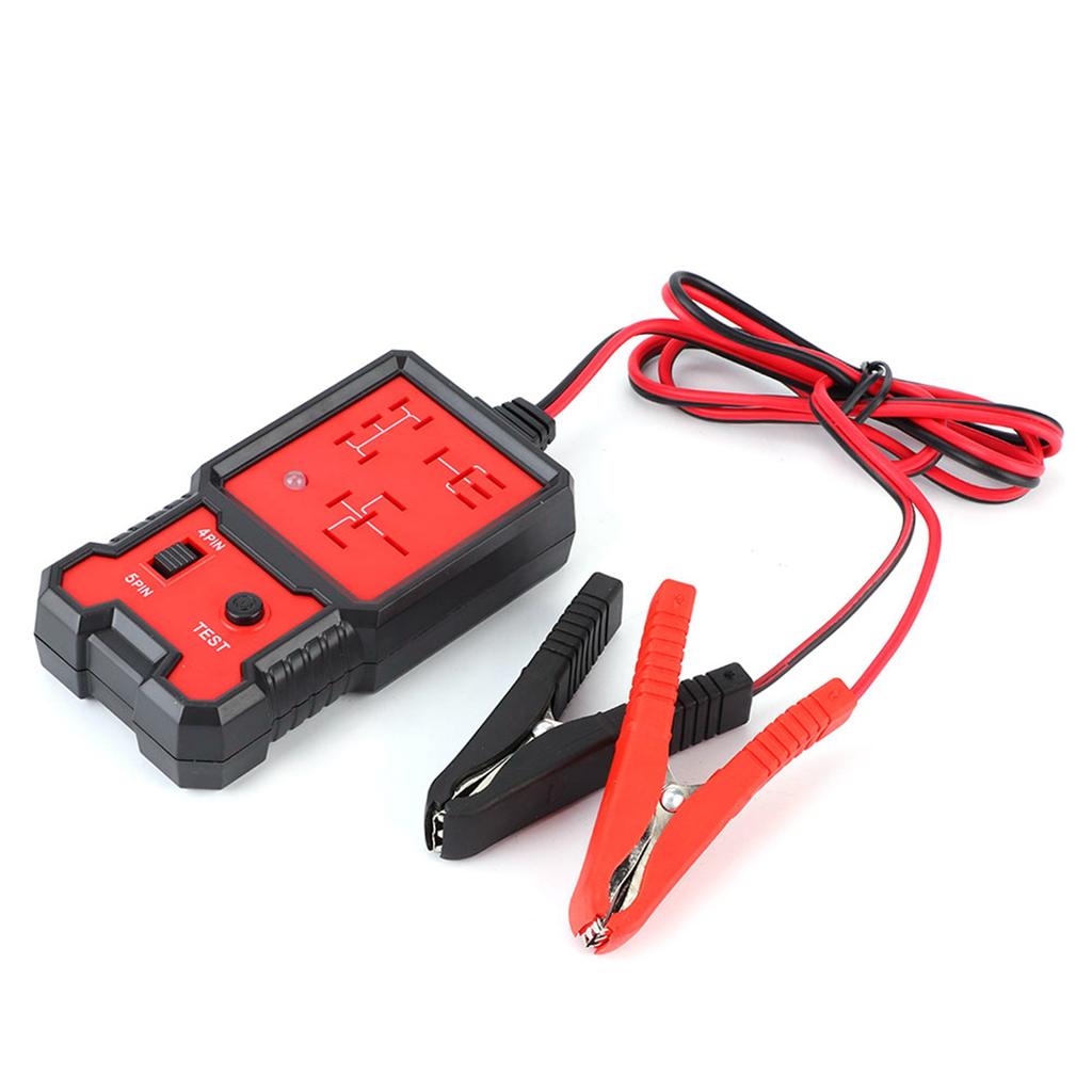 Портативный 12 В автомобильный тестер реле 4Pin 5Pin светодиодный дисплей диагностические инструменты для авторемонта