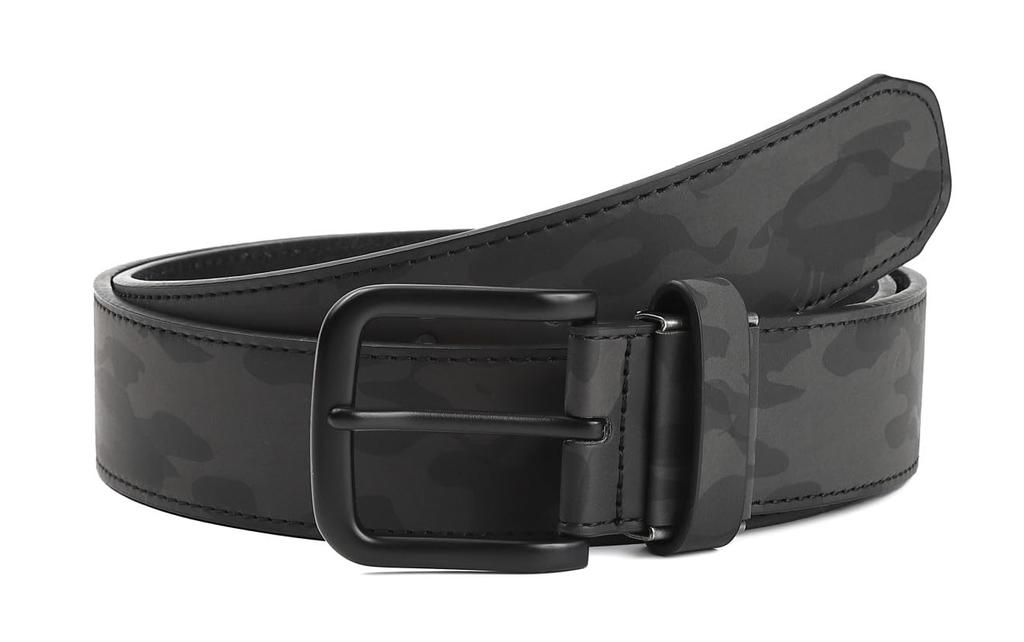 FORECAST Military Belt 7012 Black Camo Made in Japan Total Length 113cm x [FORECAST] Men's 3.8cm (FREE Size)