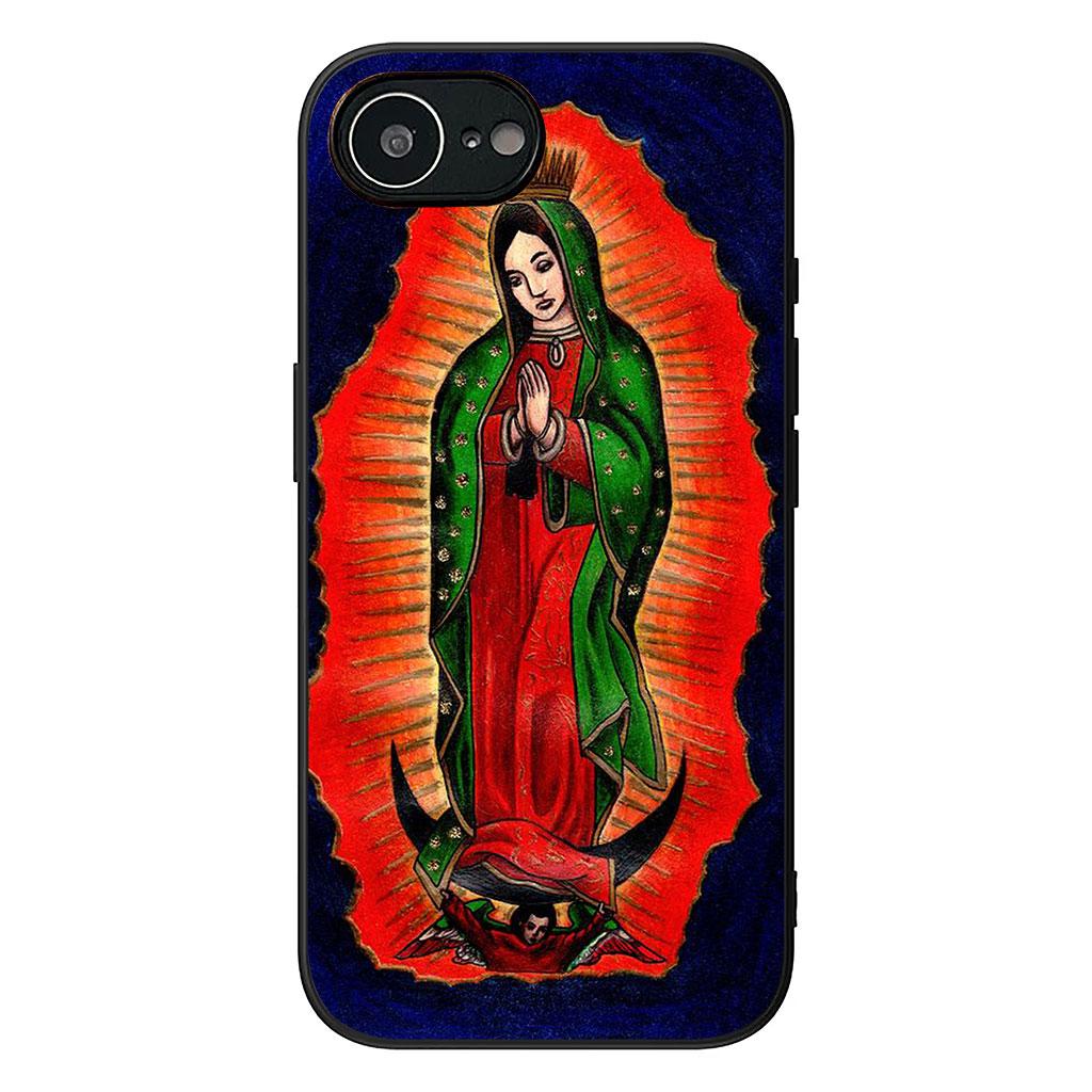 for Samsung Galaxy A36 A17 A26 A07 A35 A54 A53 A13 A33 A34 S8 S9 S20 S21 FE S10 Plus Phone Case Virgen de Guadalupe Bible Verse