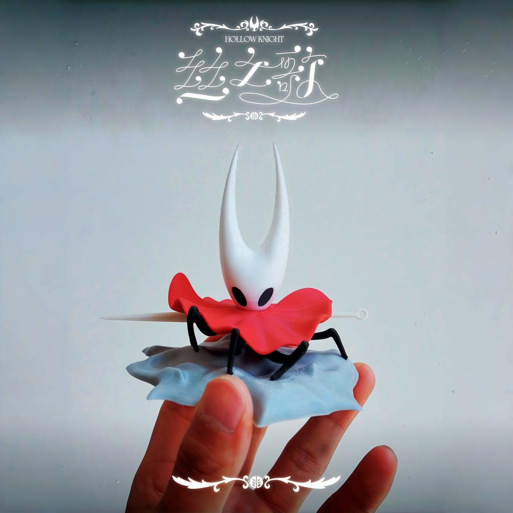 Hollow Knight Silk Song Шмель 3D-печатное украшение с подставкой - Магнитный настольный декоративный аксессуар для фанатов