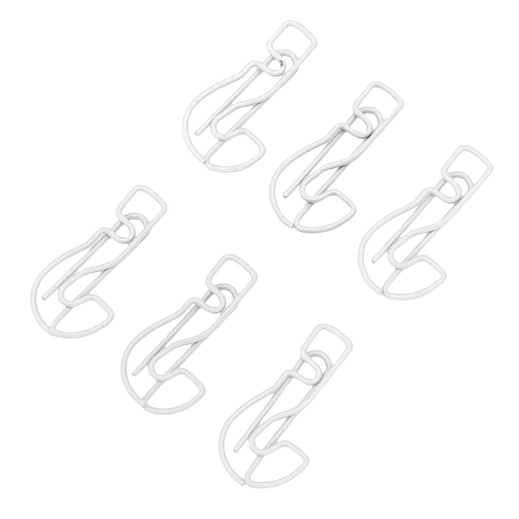 100Pcs Question Mark Shaped Paper Clips Bulk Mini Bookmarks Clamp with Transparent Box School Supplies