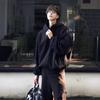 Black Hooded Cardigan Sweatshirt Men Women Autumn Streetwear Casual Jacket