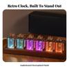 Настольные часы с RGB Винтажный орнамент Компактные для