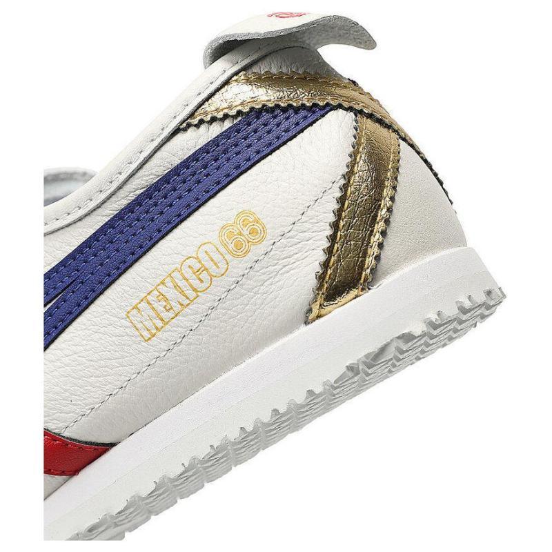 ONITSUKA TIGER Кроссовки Mexico 66 Белые Темно-синие Красные Золотые 1183B511-100