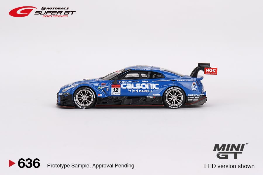 TrueScale Miniatures MINI GT Масштаб Nissan Nismo GT500 Серия SUPER GT 2021 Команда Impul Привод Япония Эксклюзив Готовая модель 1/64 GT-R #12 С правым рулем