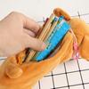 Novelty Puppy Pencil Pouch Soft Plush Stationery Storage Bag Kawaii Dogs Pencil Bag  Students
