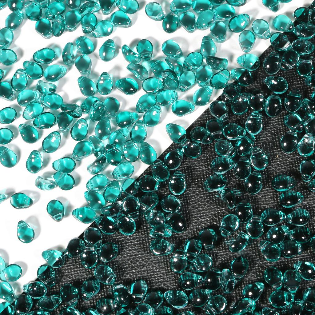 50 шт./упак. 8x6 мм чешские стеклянные бусины с каплями воды, стеклянные бусины, аксессуары для изготовления ювелирных изделий, фурнитура для ювелирных изделий, сделай сам, лепестки тюльпана, ожерелье, серьги