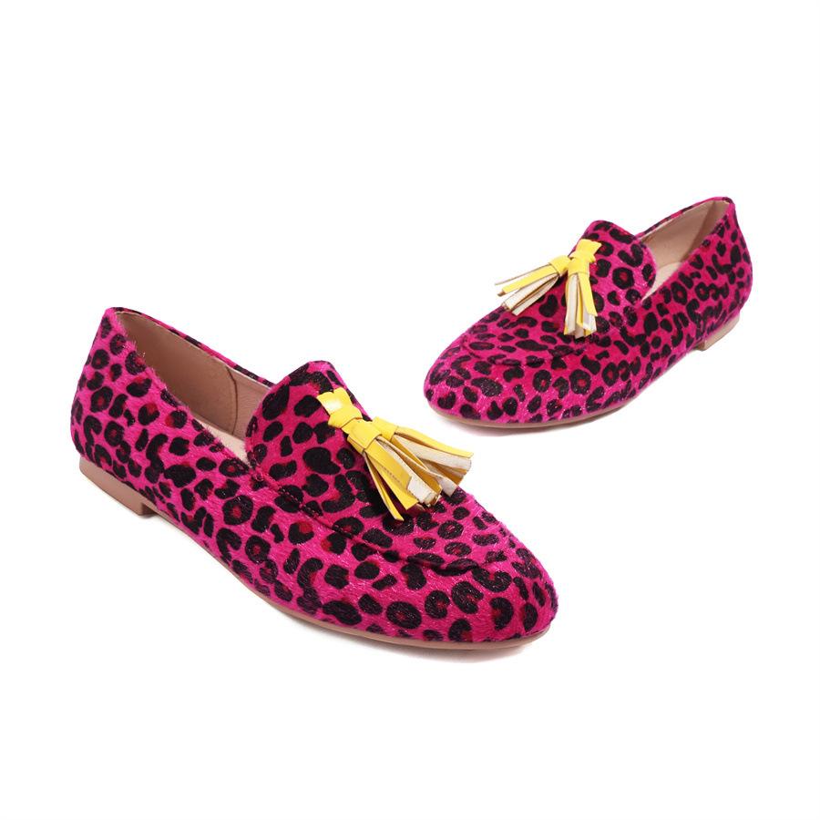 Корейская обувь с острым носком, повседневные женские кроссовки, туфли на плоской подошве, женская осень 2024 года, лето, новая осень, леопардовый резиновый средний леопардовый флок H