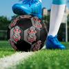 Sport Club Corinthians Paulista Size 5 Soccer Ball, Machine-Stitched PVC, Durable & High Bounce, All Ages Fit, fan merchandise, matches & outdoor use.
