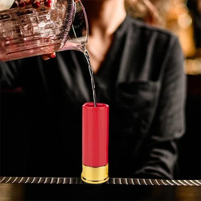 4 шт./компл. 6 унций пластиковый стаканчик для питья креативный высококачественный пластиковый стаканчик в форме пули для воды и вина пластиковая подарочная посуда для вечеринок