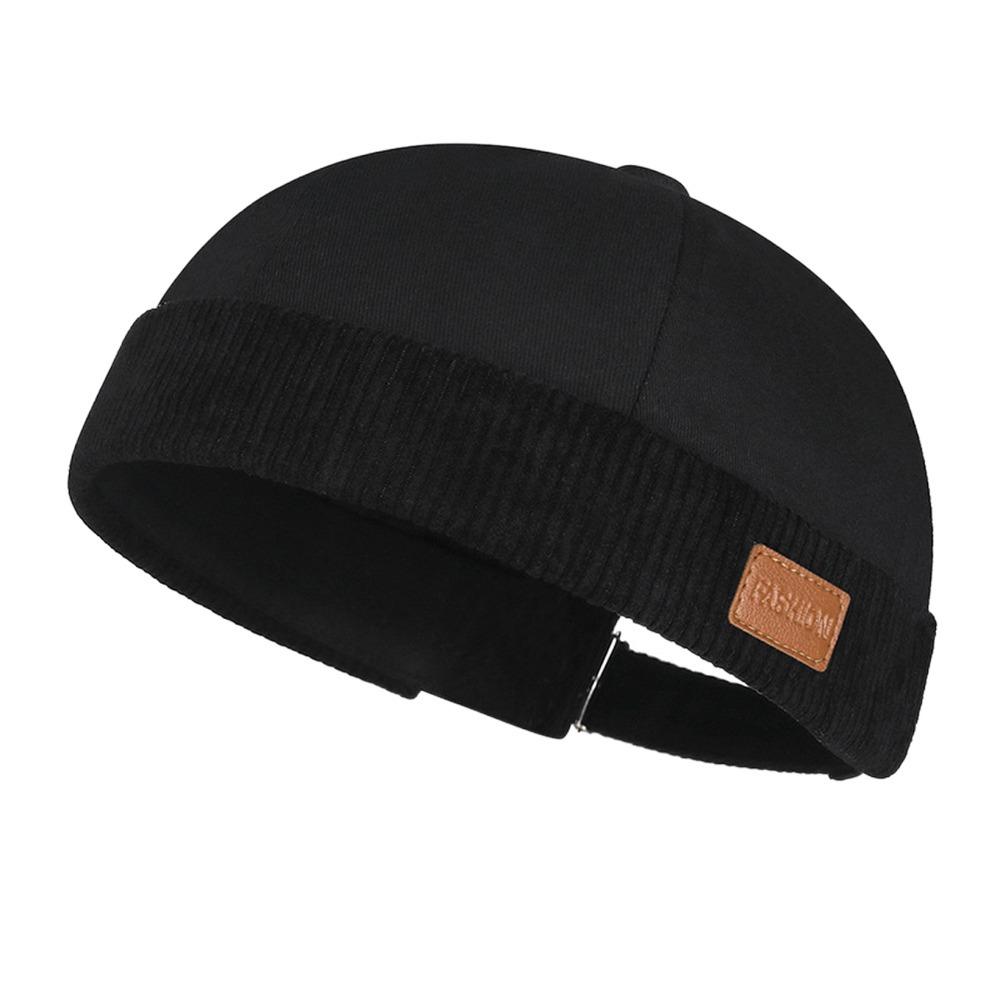 Вельветовая кепка Docker, регулируемая шапочка-бини, новая тюбетейка в стиле хип-хоп, унисекс