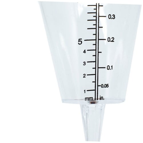 IWOWHERO Rain Gauge Cup, Rainfall Measuring Tube, Garden Measuring Gauge, Rain Gauge Cup, Lawn Rain Gauge, Garden Rain Gauge, Rainfall Measuring Tool,