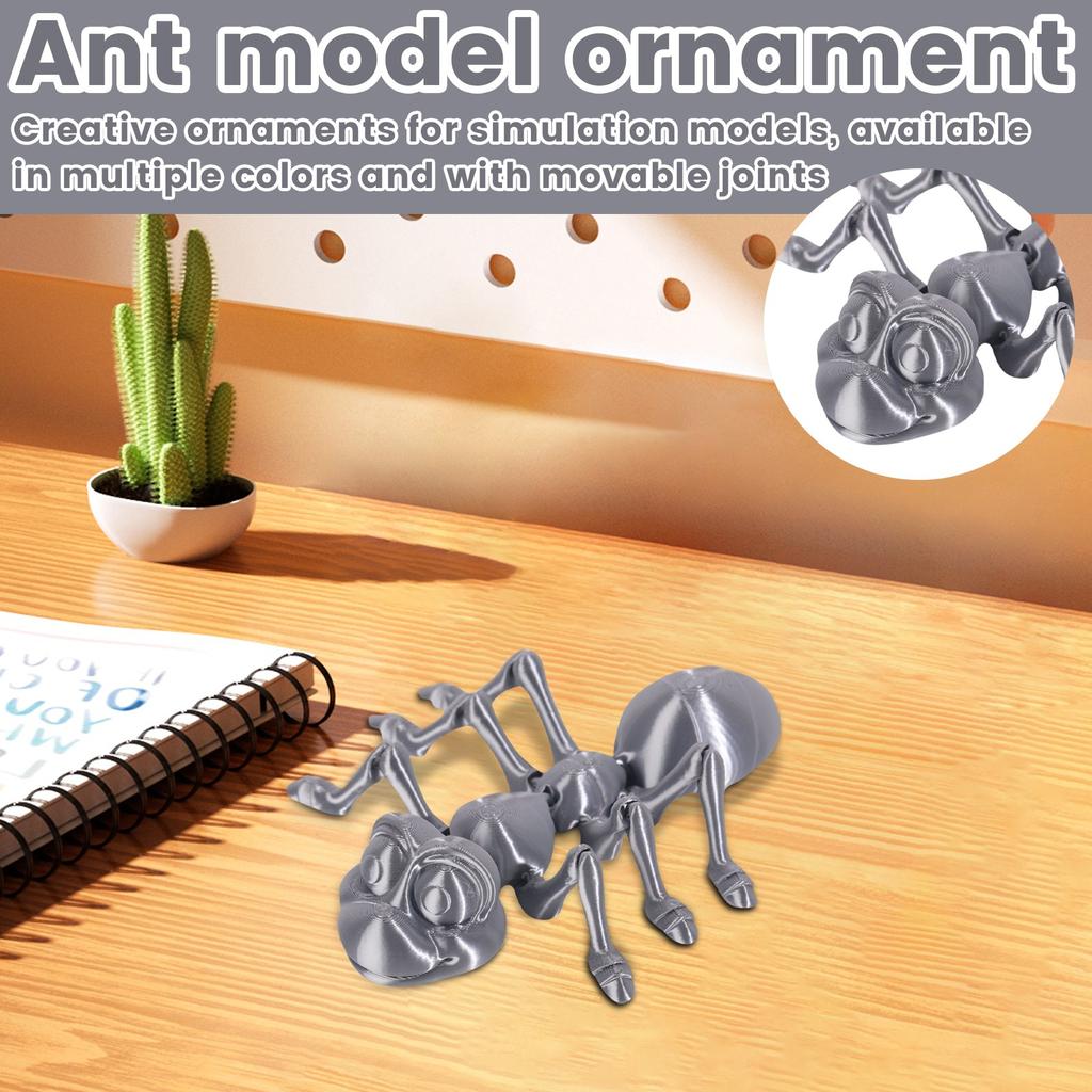 3D-печать муравей подвижный сустав модель животного игрушка ручной работы украшения креативные декоративные поделки