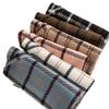 New Korean Style Sweet and Warm Faux Cashmere Scarf Checkered Student Couple Winter Thickened Warm Scarf