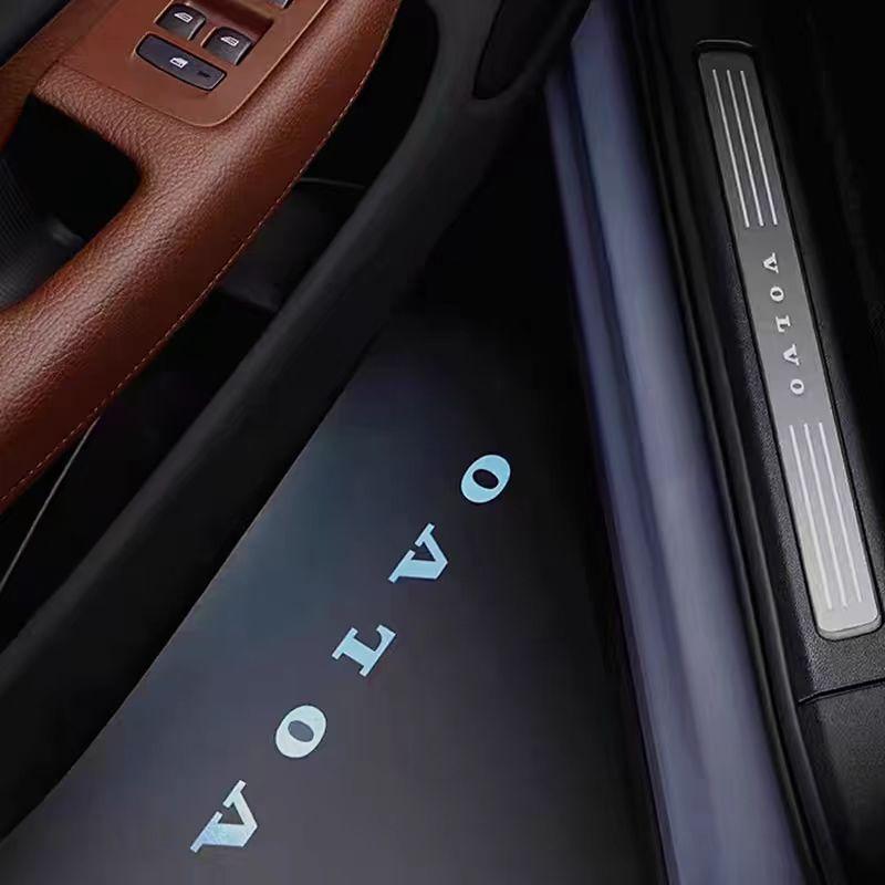 Светодиодные проекторы логотипа на дверь автомобиля, приветственные огни для Volvo XC40 XC60 XC90 V40 V60 S60 V50 V90 S80 C40 V70 XC70 C30 C70 Rdesign