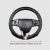 Suede Carbon Fiber Steering Wheel Cover Universal for Car Interior Breathable AntiSlip Fit for Most Vehicles