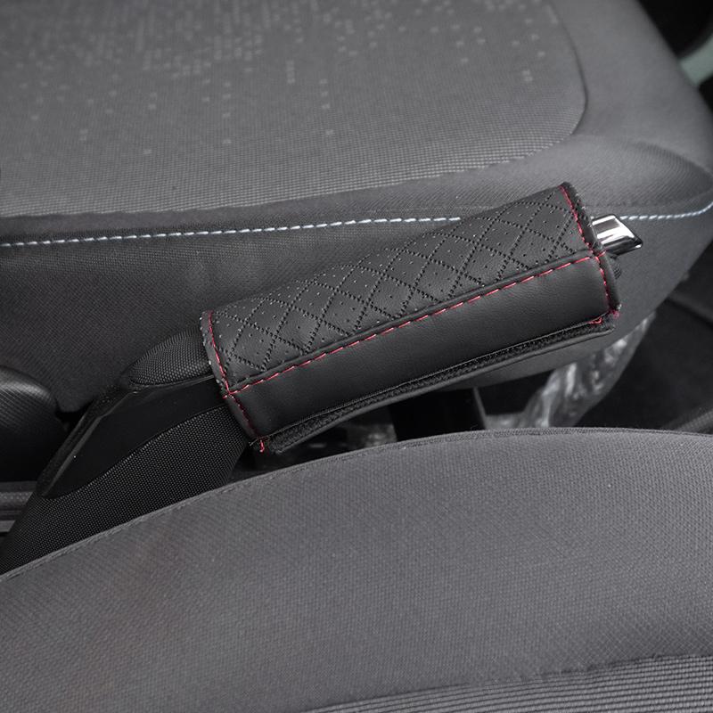 Кожаная накладка на ручку переключения передач автомобиля Защитный чехол на ручник Для Porsche 911 Cayenne Carrera-GT 928 Panamera Boxster Macan 918