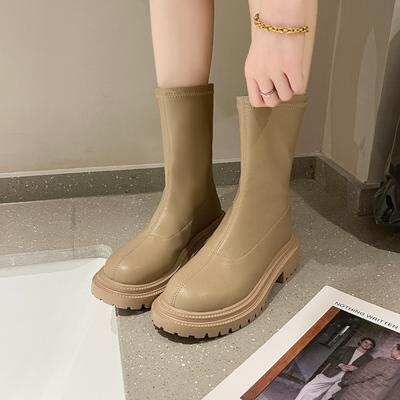 Новые модели женских высоких сапог до бедра, женские повседневные кожаные длинные сапоги, белые туфли