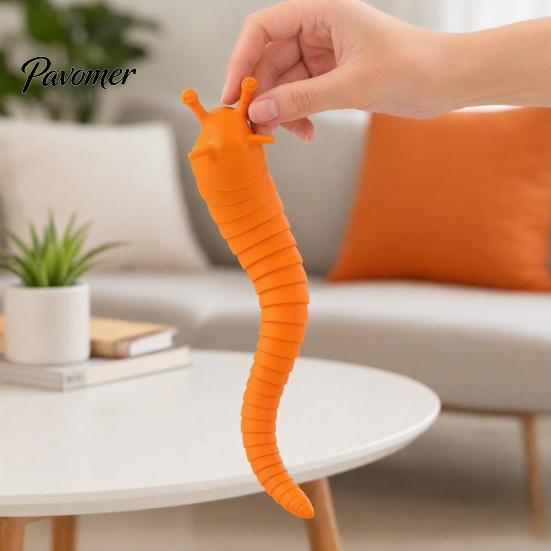 Красочные макаронные декорации, сенсорные игрушки-слизни, мини-игрушки для взрослых и детей, сувениры для вечеринок, крутящийся настольный орнамент, милые для детей с аутизмом, Возраст