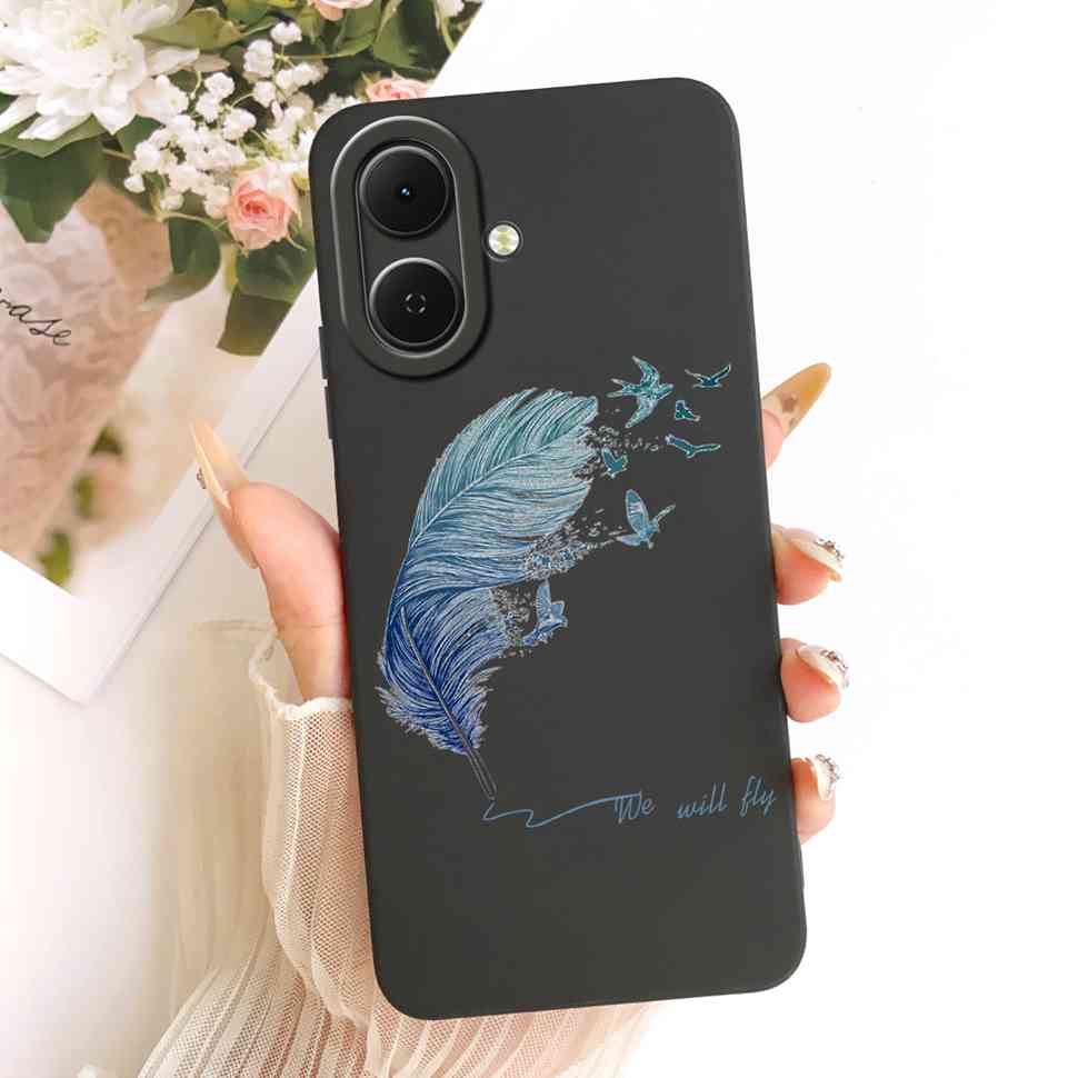 For Tecno Spark Go 2 Case Astronaut Girls Pattern Soft Cases For Tecno Spark Go2 SparkGo2 KM4 Silicon Covers Bumper