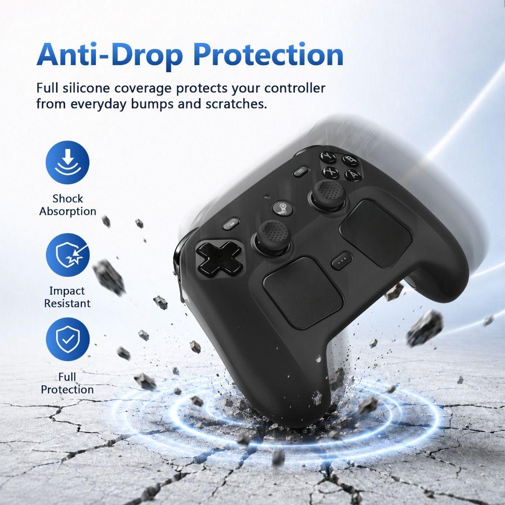 Silicone Gaming Controller Case Shockproof Handle Controller Shell for Steam Controller 2