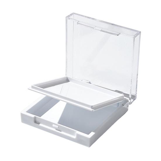 Acrylic Double Layer Empty Press on Nails Packaging Box Transparent Lid Nail Display Box Nail Tips Storage Case for Home Portable Nail Art Organizer