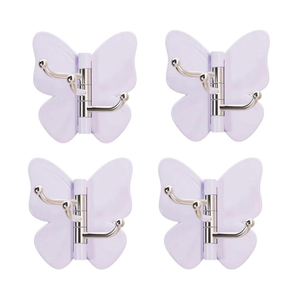 1/4PCS Self Adhesive Rotating Wall Hook Waterproof Adhesive Wall Hook Kitchen Bathroom Storage