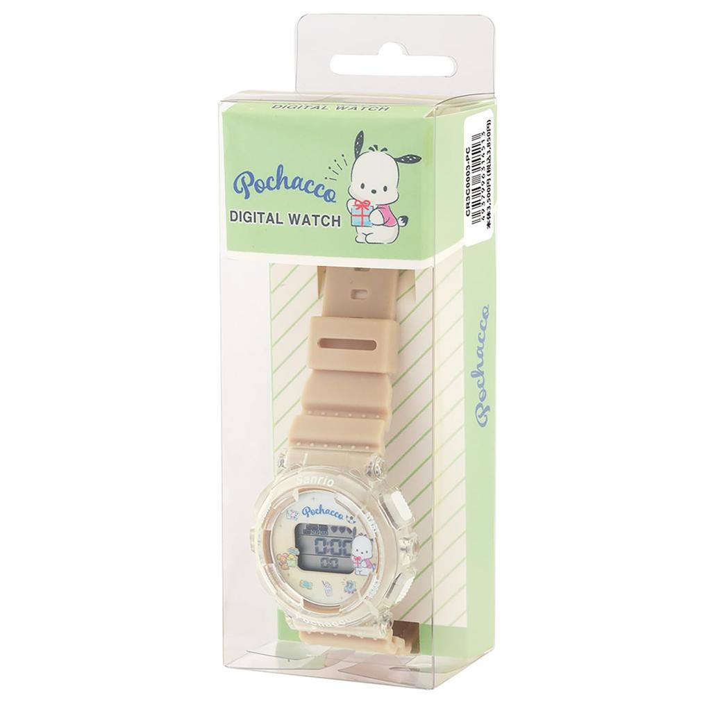 Sanrio Почакко Цифровые часы Бежевые J-Axis CR3C0003-PC Для девочек