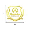 OLV5 Car Badge Body Side 3D Badge Wheat Ear Sticker Decal Accessories For Mercedes Benz AMG W205 W218 W177 W176 W169 A B C E S Class