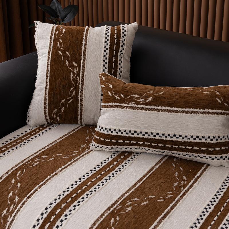 French Premium Sofa Cushion New Four-Season Universal Straight Row Special-Shaped Seat Cushion Fixed Non-Slip Sofa Cover