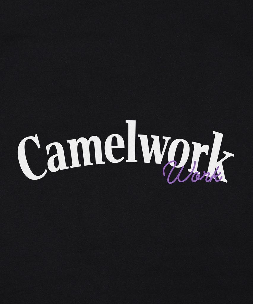 CAMEL WORK Круглая футболка с коротким рукавом Kelly (черный)