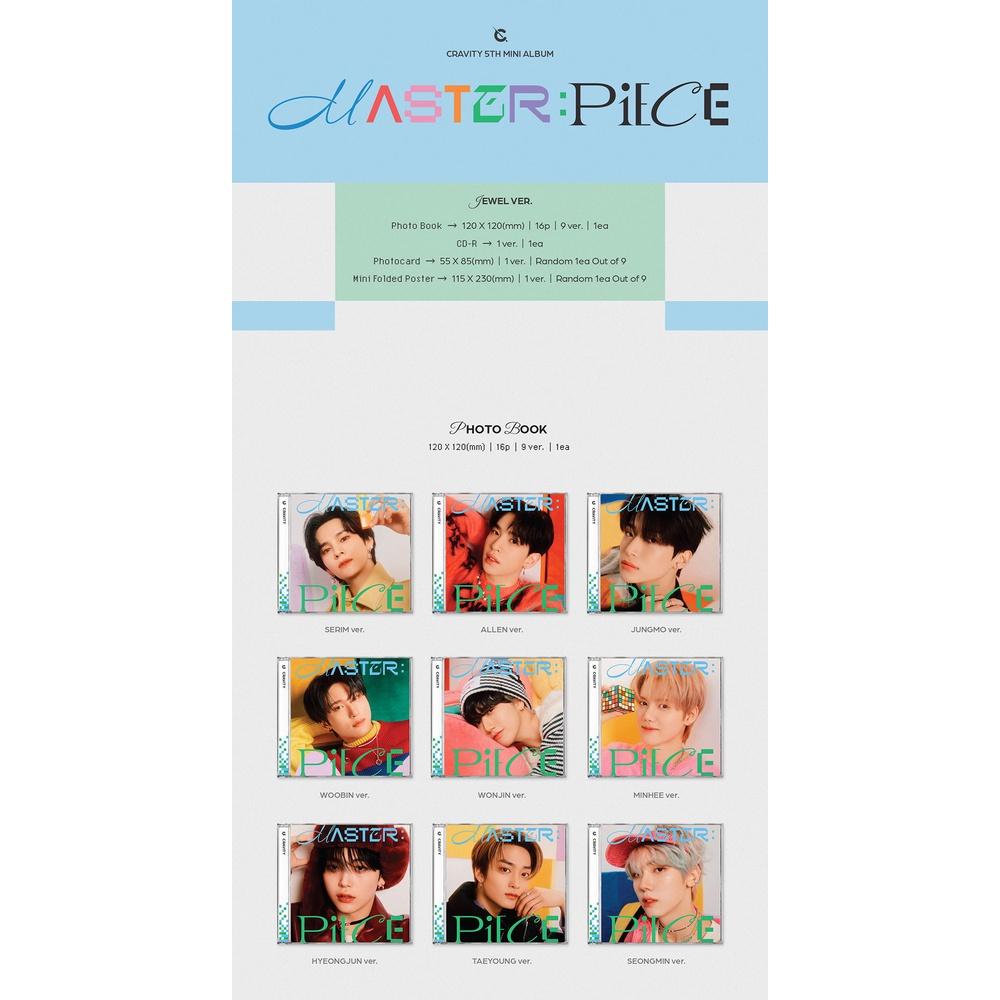 CRAVITY MASTER:PIECE Jewel Ver. Limited Edition (Random)