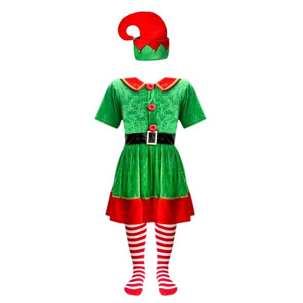 Santa' Helper Elf Costume 110/120