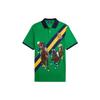 Polo Polo Pattern Printed Striped Polo Shirt Men tops Green 710919352-001