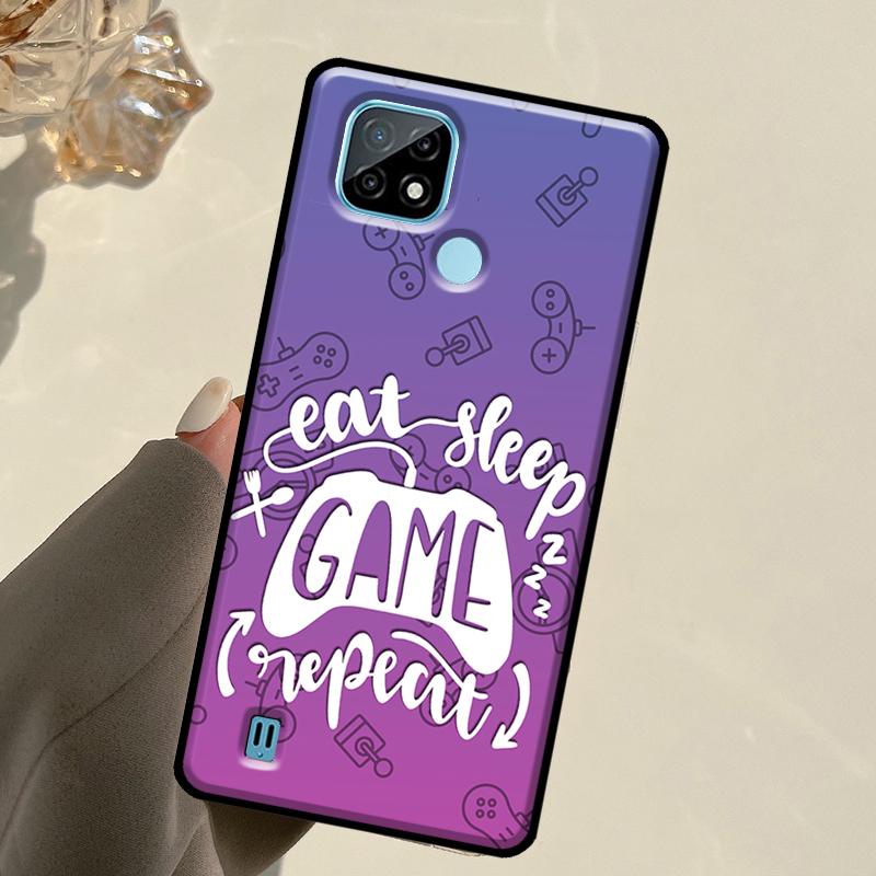 Чехол Game Repeat для Realme GT 7 Pro GT 6T 6 5 C67 C61 C55 C53 C51 C21Y C25S C75 10 11 12 13 14 Pro Plus