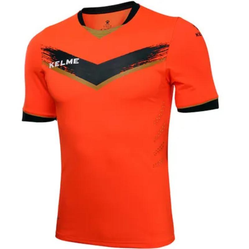 KELME Men's Soccer Jersey Football Uniforms Summer Training Original Team Jersey Short Sleeve Breathable Male K16Z2001