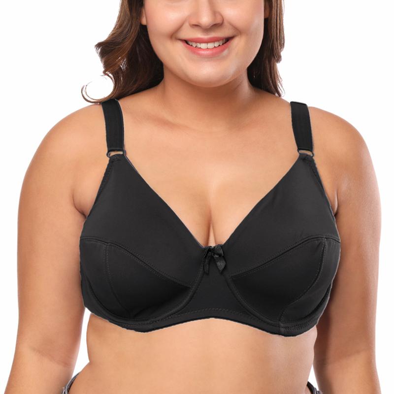 Women Underwire Bra Plus Size Lingerie 85E 90E 95E 100E 105E 110 Dd E Cup Ultra Thin Full Coverage Underwear