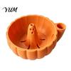 Modern Kitchen Sink Accessory Self Spinning Berry Washing Bowl, Halloween Ghost/Pumpkin Swirl 3D Wash Basin Printed Fruit Vegetable Rinser Strainer