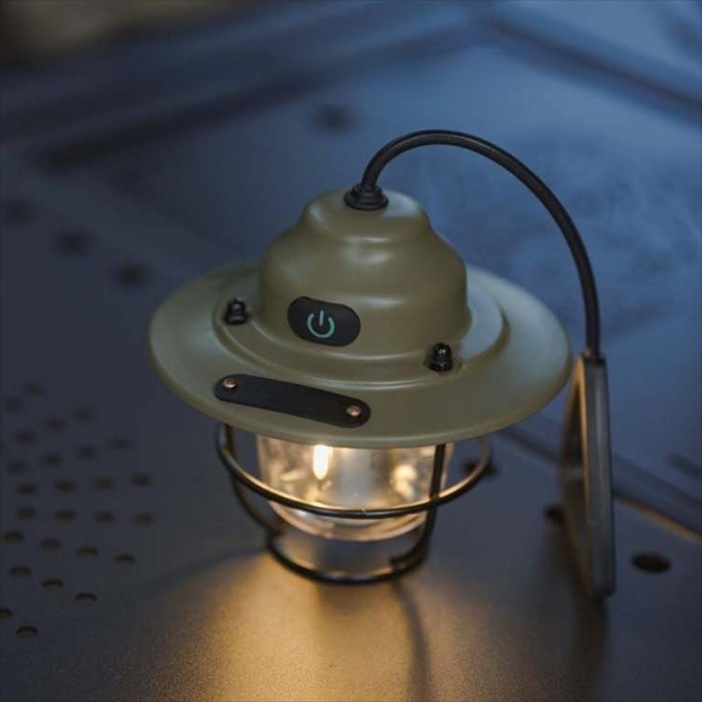 Rechargable Lantern Light Portable Retro Chandeliers Vintage Pendant Camping Lamp  Outdoor