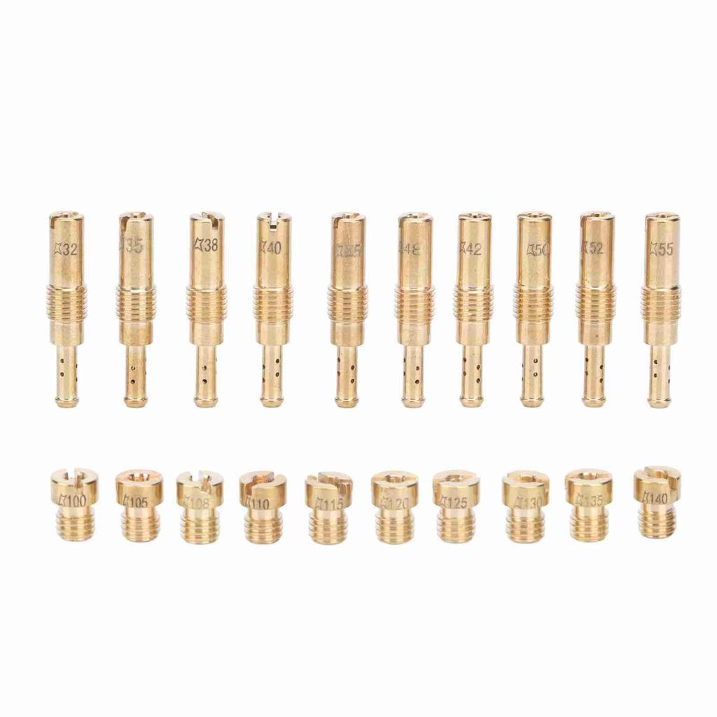 Набор главных жиклеров карбюратора 20 шт., Металлические главные и пилотные жиклеры PWK OKO