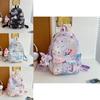 Adorable Nylon Backpack For Kids Cartoon Pattern Unisex Lightweight School Bag