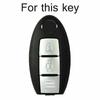 Car Key Protector Cover with Keychain Fits For Qashqai J11 For Juke F15 Skyline Made of ABS with Silicone Interior