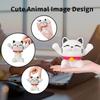 Rotational 3D Printed Animal Telescopic Cat Ornament Creative Kitten Figurines  Home Decoration